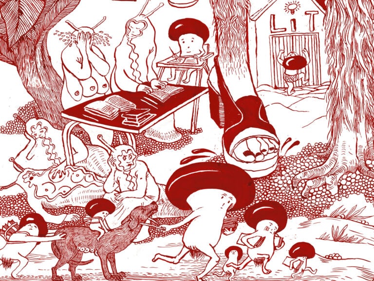 Illustration zum Thema Liebe und Anarchie © Anke FeuchtenbergerIllustration © Anke Feuchtenberger 