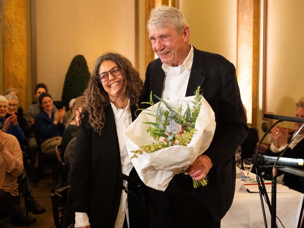 mara cassens preis jina khayyer 61 aspect ratio 4 3Jina Khayyer und Holger Cassens, Preisverleihung Januar 2026 © Daniel Müller